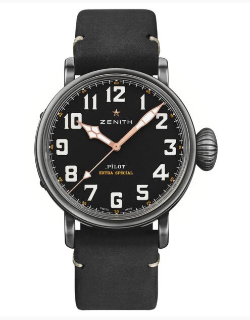 2019 Luxury Zenith Pilot Type 20 Ton Up Black 11.2432.679/21.C900 Replica watch